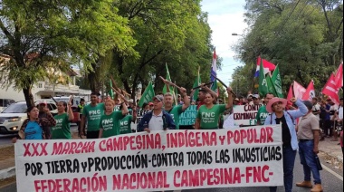 Con reclamos históricos, campesinos comienzan a marchar por las calles de Asunción