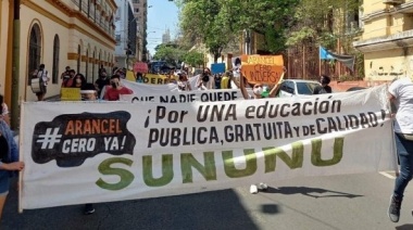 En defensa del Arancel Cero; Universitarios se movilizarán esta tarde a partir de las 18:00 Hs.