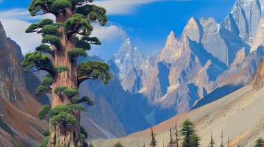 Descubren nueva especie de árbol gigante en montañas remotas