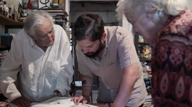 Gabriel Boric visita a Pepe Mujica