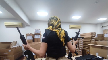 Depósito de empresa ligada al tráfico de armas resguardaba arsenal de guerra