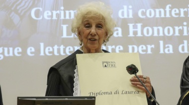Abuelas de Plaza de Mayo: Otorgan a Estela Carlotto doctorado Honoris Causa