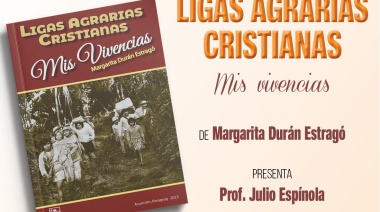 La Licenciada Margarita Duran Presentó su libro sobre "Ligas Agrarias Cristianas"