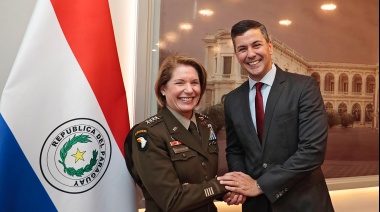 El Presidente Santiago Peña y comandante del sur de EEUU hablan de fortalecer cooperación en seguridad