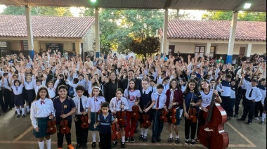 Proyecto orquestal busca motivar a los escolares a estudiar música