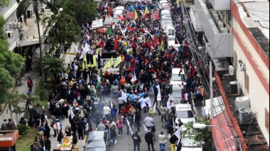 Organizaciones marcharon contra la reforma laboral