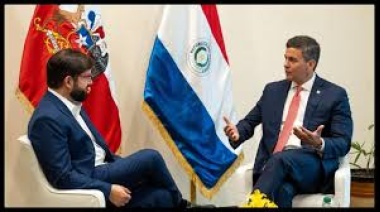 Peña y Boric hablan en Uruguay sobre integración y el avance del Corredor Bioceánico Vial