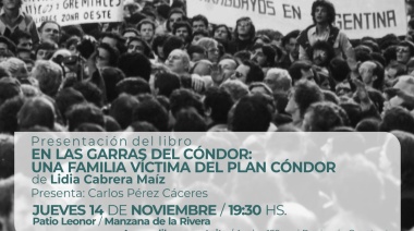 Presentan Libro "En las Garras del Cóndor"