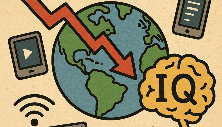 El declive del coeficiente intelectual en la era digital: reconfiguración cognitiva y tendencias globales