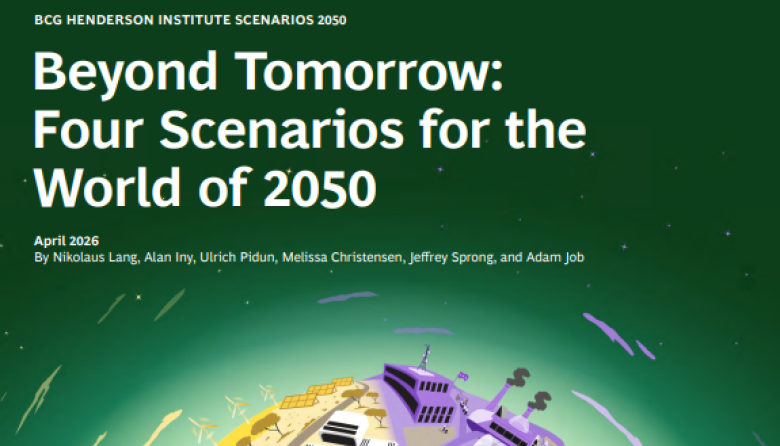 Más allá del mañana: cuatro escenarios para el mundo de 2050