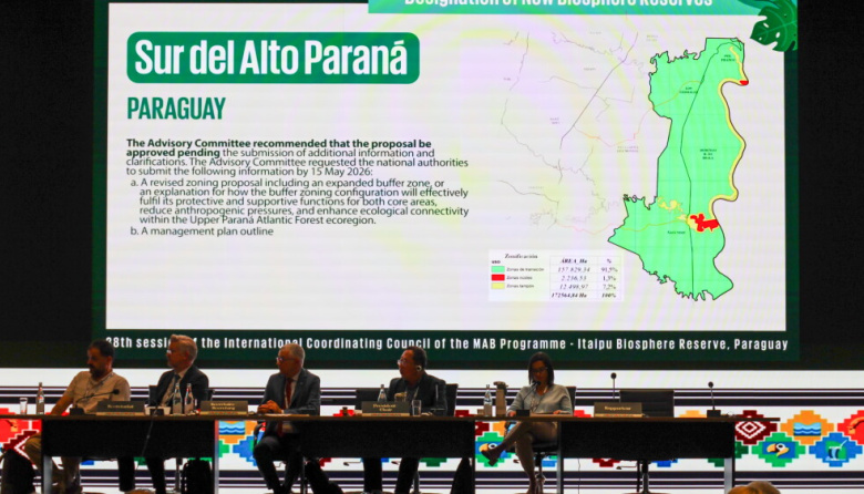 Reserva Sur del Alto Paraná ingresa en el mapa ambiental de la Unesco