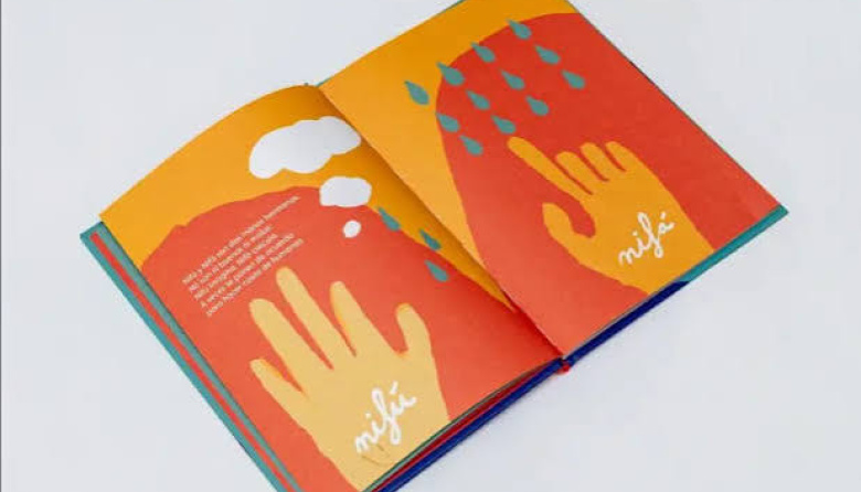 Nifú, Nifá un libro álbum poético y visual que invita a niñas y niños a imaginar, jugar y descubrir el mundo a través de las manos