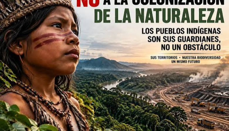 No a la colonización de la naturaleza.