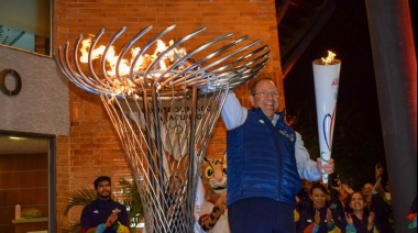 Antorcha de los Juegos Odesur llegará el viernes a recorrer el país