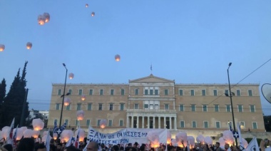 Gran protesta y marcha en Atenas (Grecia) por el naufragio en Pilos