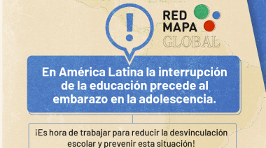 El 36% de los casos de desvinculación escolar de niñas y adolescentes en América Latina, se da por el embarazo o la maternidad