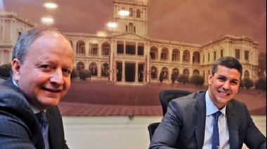 El Presidente Santiago Peña cede y promulga G. 3.500 millones para jubilación vip