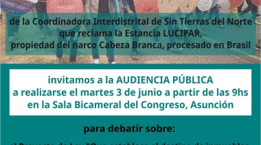 Iniciativas ciudadanas para apoyar la lucha por la tierra