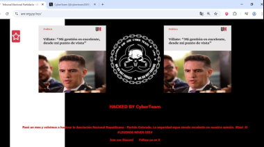 Hackean TEP de la ANR y se burlan del titular del Mitic