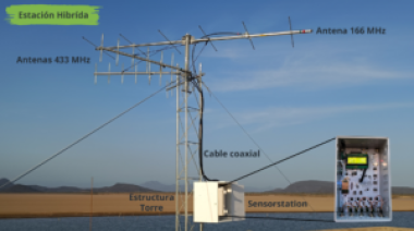 Instalaron la segunda antena de la Red Motus en la Patagonia austral para el rastreo de aves migratorias