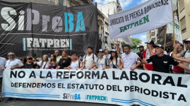 Derogación del Estatuto del Periodista en Argentina; Retroceso a la libertad de prensa y de expresión, afirman organismos internacionales