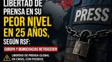Libertad de prensa en las Américas disminuye drásticamente en medio de represión global, revela informe de RSF
