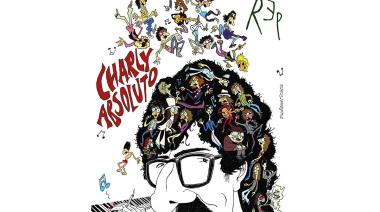 En «Charly absoluto», Rep recorre en dibujos la cronología del único mito viviente del rock nacional