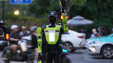 El experimento viral de los robots en China