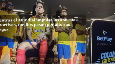 Mientras el Mundial impulsa las apuestas deportivas, medios pasan por alto sus riesgos