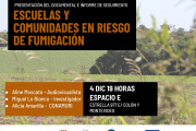 Escuelas rurales siguen expuestas a fumigaciones: un nuevo estudio revela graves incumplimientos y falta de respuesta estatal