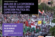 Presentación del libro sobre la experiencia del Frente Guasu