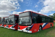 Se incorporan nuevos autobuses eléctricos que operarán en el área metropolitana