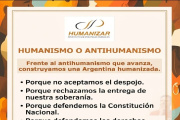 Frente al antihumanismo que avanza, elegimos construir una Argentina humanizada