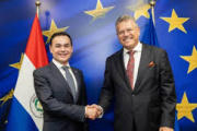 El Canciller Lezcano viajó a Bruselas para destrabar el reparto de cuotas y frenar un posible veto a la carne