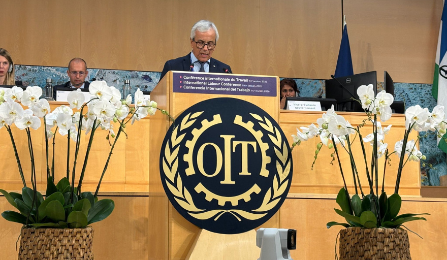 Juan Castillo asumió la presidencia de la Conferencia Internacional del Trabajo de la OIT